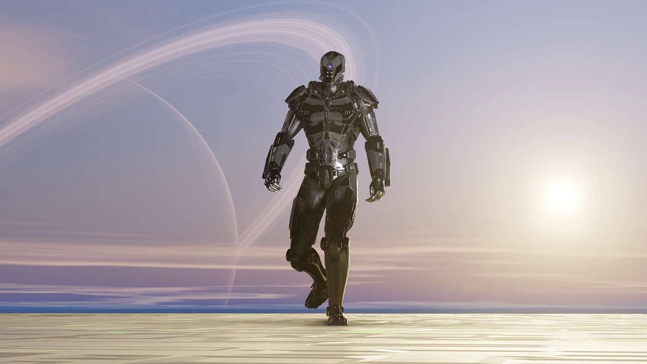 robot, soldier, wasteland