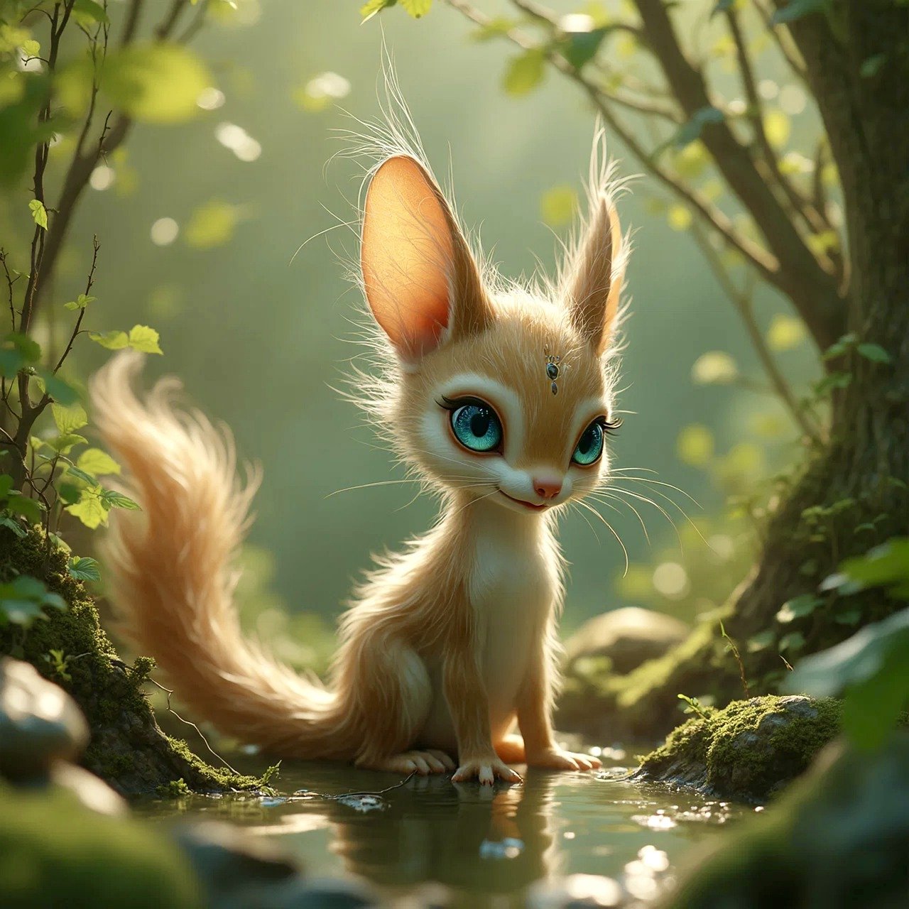 cute, fantasy, creature