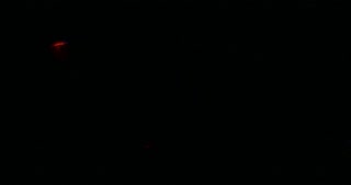Studio lights being turned on and off-the shot moves at the end from the right to the left
