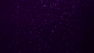 Abstract Purple Particles Flow Background, Flying particles in motion