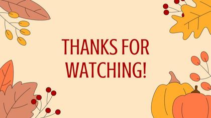 Outro — Thanksgiving Theme